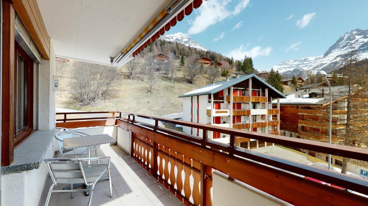 Gonenstein Residence In Leukerbad, Entire Apartment/Studio With Balcony Exterior foto
