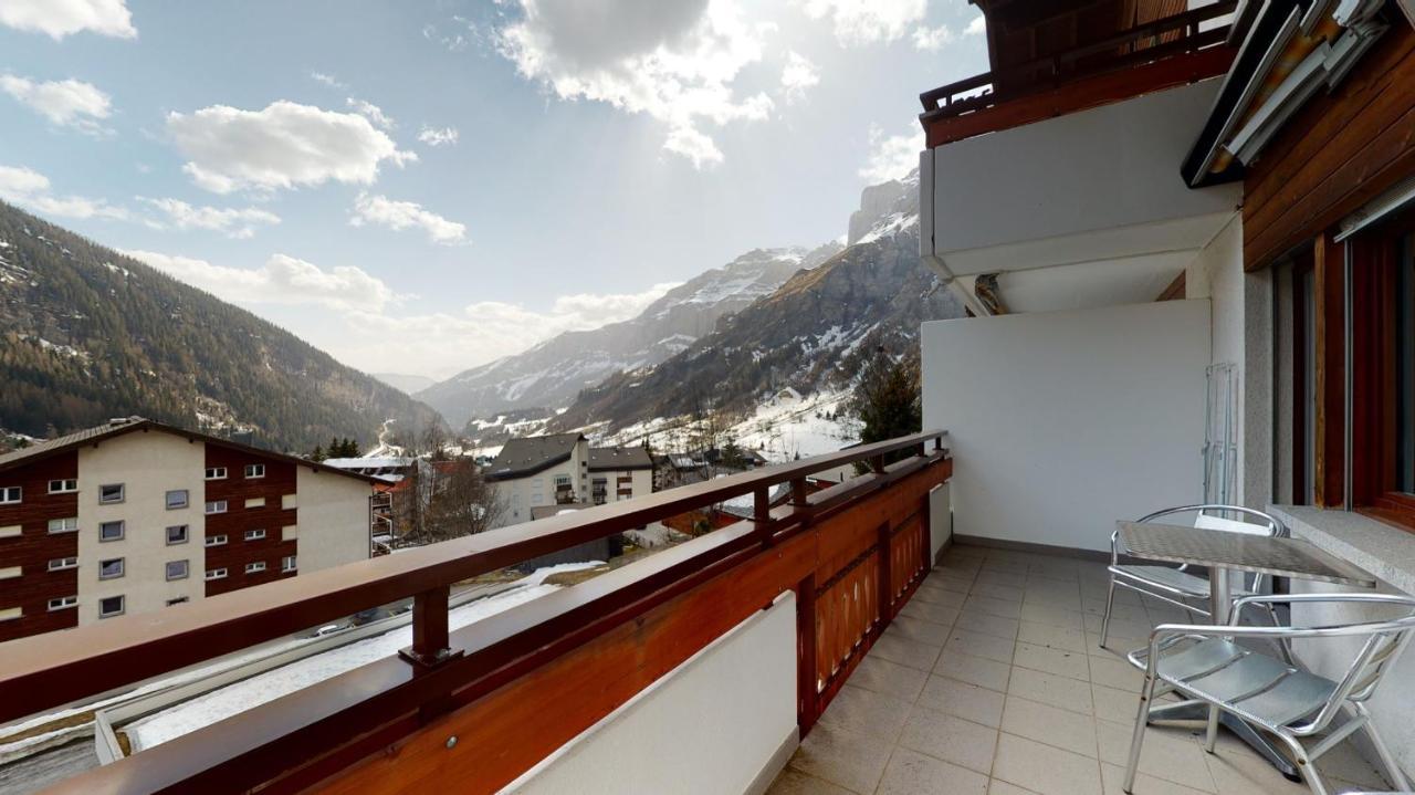 Gonenstein Residence In Leukerbad, Entire Apartment/Studio With Balcony Exterior foto
