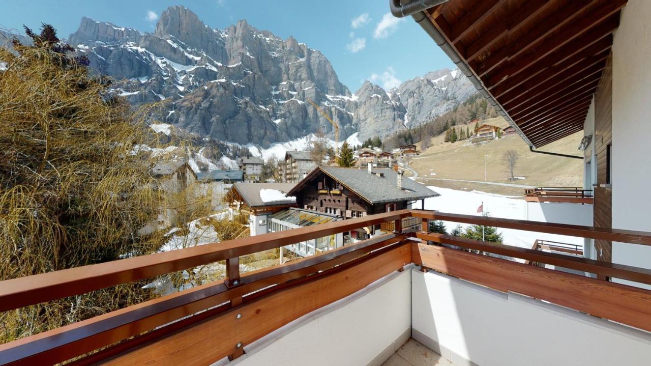 Gonenstein Residence In Leukerbad, Entire Apartment/Studio With Balcony Exterior foto